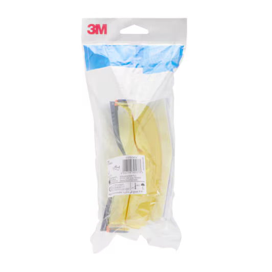 3M™ Überbrille Serie 2800, kratzfest, bernsteinfarbene Scheibe, 20/Karton