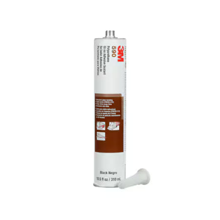 3M™ Polyurethan-Dichtmasse für Glas 590, Schwarz, 310 ml