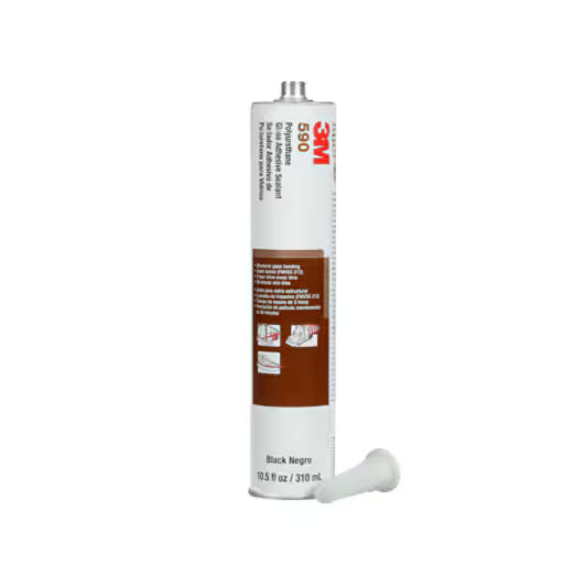 3M™ Polyurethan-Dichtmasse für Glas 590, Schwarz, 310 ml