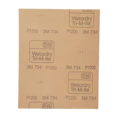 3M™ Wetordry™ Schleifpapier 734, 230 mm x 280 mm, P1200, 01970