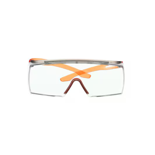 3M™ SecureFit™ 3700 Überbrille, orange Bügel, Scotchgard™ Antibeschlag (K&N), klare Scheibe, SF3701SGAF-ORG-EU, 20/Karton