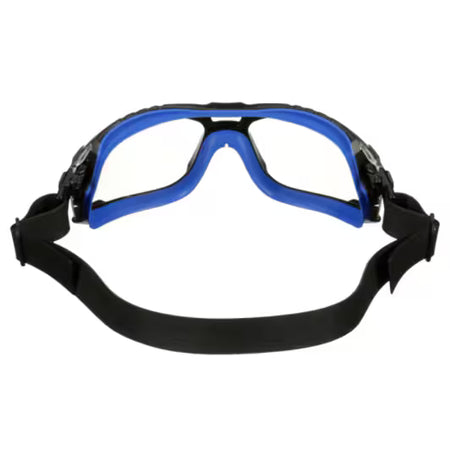 3M™ Solus™ 1000 Schutzbrille, blau/schwarzer Rahmen, Scotchgard™ Anti-Beschlag- und Kratzschutzbeschichtung (K&N), klare Scheiben, TPE-Dichtung und Neoprenband, S1101NSGAF-TSKT-EU, 20/Karton