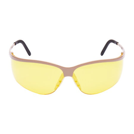 3M™ Metaliks™ Schutzbrille, Metallgestell, kratzfest/beschlagfrei, bernsteinfarbene Gläser, 71461-00002