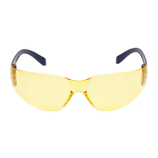 3M™ 2720 Schutzbrille, beschlagfrei/kratzfest, Polycarbonat, gelbe Scheibe, 2722