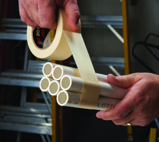 3M™ Kreppband für allgemeine Anwendungen 201E, Beige, 1610 mm x 2000 m