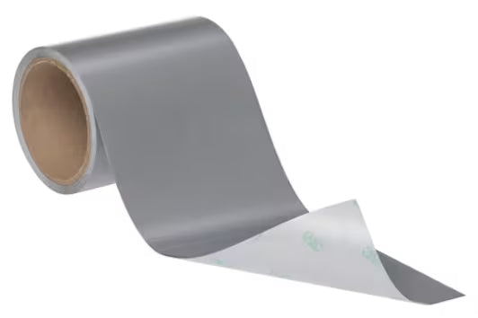 3M™ Lasermarkeerbares Etikettenmaterial 7848, Silber/Schwarz, 120 mm x 300 m, 0.06 mm