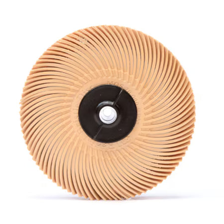 Scotch-Brite™ Radialbürstscheibe, RB-ZB, Pfirsich, 76 mm x 2 mm x 10 mm, 6µ