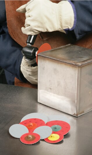 3M™ Pneumatischer Mini-Winkelschleifer, 50 mm, 0,5 PS, 20.000 U/min, 6 mm Spannzange