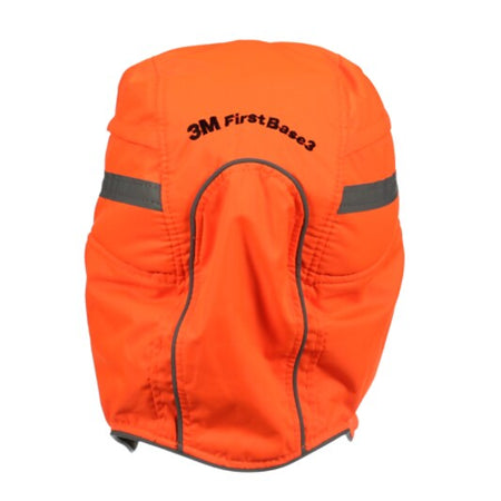 3M™ First Base™ 3 Anstoßkappe 2021218, Winter, hi-viz, orange, kurzer Schirm, 55 mm