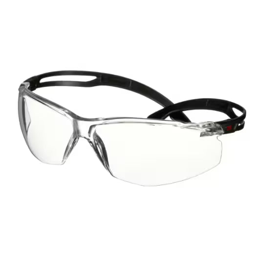 3M™ SecureFit™ 500 Schutzbrille, schwarzer Rahmen, Scotchgard™ Antibeschlag- und Kratzschutzbeschichtung (K&N), klare Scheiben, SF501SGAF-BLK-EU, 20/Karton
