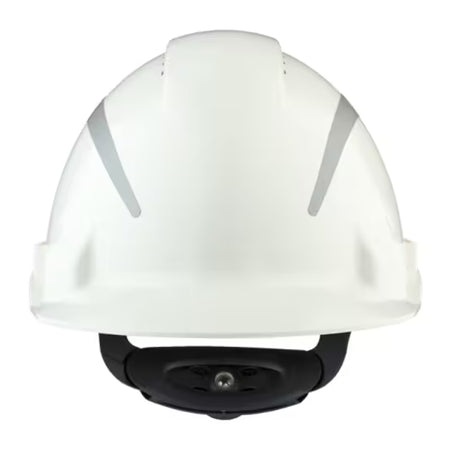 3M™ Schutzhelm, Uvicator, Ratschenverschluss, belüftet, reflektierend, Kunststoffschweißband, weiß, G3000NUV-R-VI