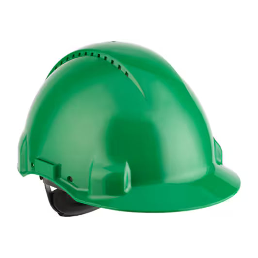 3M™ Schutzhelm, Uvicator, Ratschenverschluss, belüftet, Schweißband aus Kunststoff, grün, G3000NUV-GP