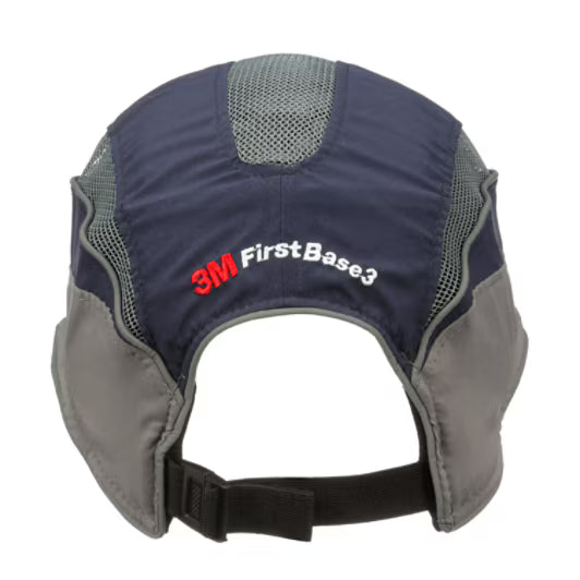 3M™ First Base™ 3 Anstoßkappe 2031216, Elite, Marineblau/Grau, kurzer Schirm, 55 mm