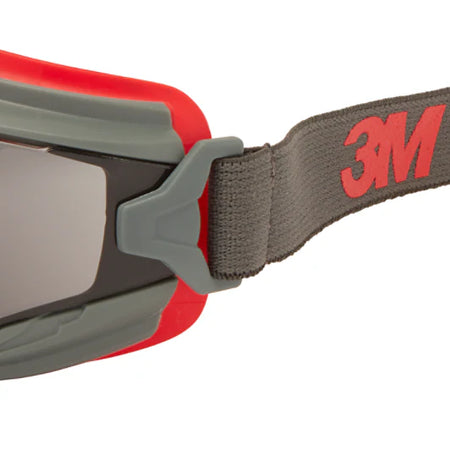 3M™ Goggle Gear™ 500 Vollsichtbrille, Scotchgard™ Anti-Beschlag- und Kratzschutzbeschichtung (K&N), graue Scheibe, GG502SGAF-EU, 10 Stück/Karton