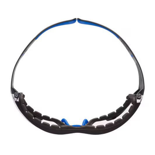 3M™ SecureFit™ 400 Schutzbrille, blau/grauer Rahmen, Schaumstoff, Scotchgard™ Antibeschlag- und kratzfeste Beschichtung (K&N), klare Gläser, SF401SGAF-BLU-F-EU