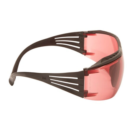 3M™ SecureFit™ 400X Schutzbrille, schwarz/schwarzer Rahmen, Scotchgard™ Anti-Beschlag- und Kratzschutzbeschichtung (K&N), Vermillion-Gläser, SF422XSGAF-BLK-EU, 20/Karton