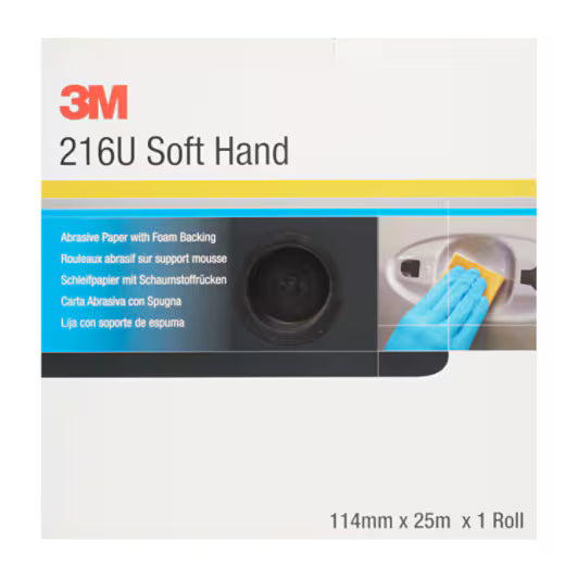 3M™ Soft Hand Schleifrolle 216U, 114 mm x 25 m, P320, 50335