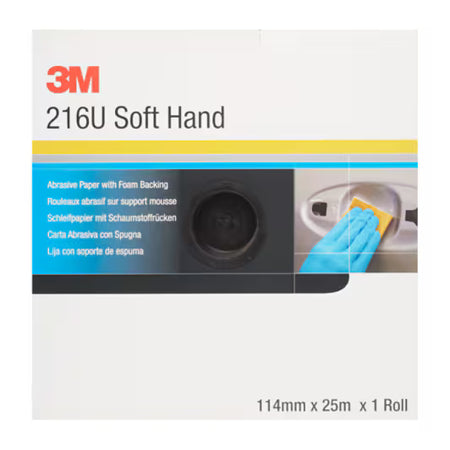 3M™ Soft Hand Schleifrolle 216U, 114 mm x 25 m, P800, 50340