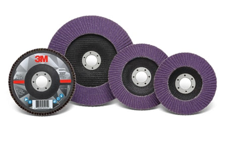 3M™ Fächerschleifscheibe 769F, T29, 115 mm x 22,23 mm, 120+