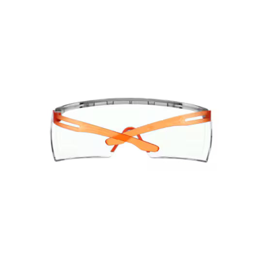 3M™ SecureFit™ 3700 Überbrille, orange Bügel, Scotchgard™ Antibeschlag (K&N), klare Scheibe, SF3701SGAF-ORG-EU, 20/Karton
