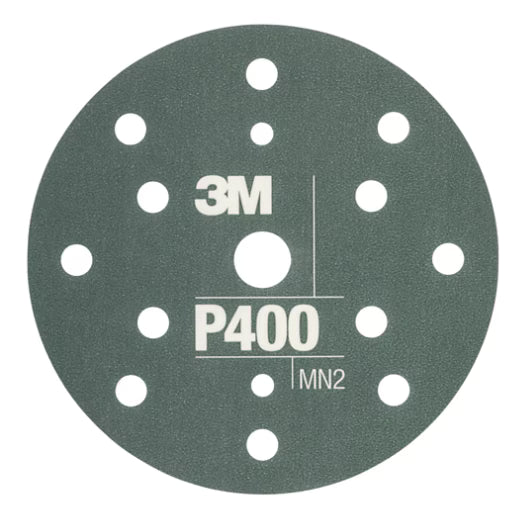 3M™ Hookit™ Flexibler Schleifteller 270J, 150 mm, 15-Loch, P400, 34417