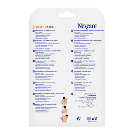 Nexcare™ Wärmepflaster, 9,5 cm x 13 cm, 2 Stück/Packung