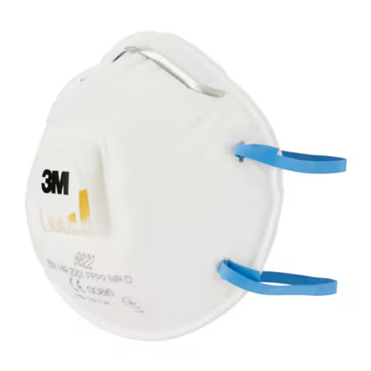 3M™ Cool Flow™ Staubmaske 8822, FFP2 NR D, mit Ventil, 3er-Packung