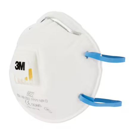 3M™ Atemschutzmaske für Schleifarbeiten 8822, FFP2, mit Ventil, 3 Stück/Packung