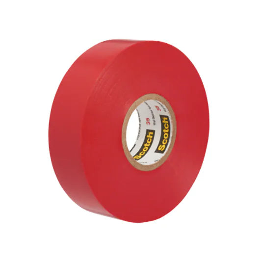 Scotch® 35 Vinyl-Elektro-Isolierband, rot, 19 mm x 20 m, 0,18 mm