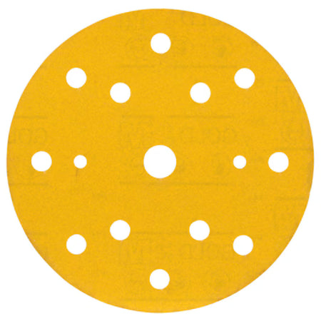 3M™ Hookit™ Gold Schleifscheibe 288U, 150 mm, 15-Loch, 220, 51548