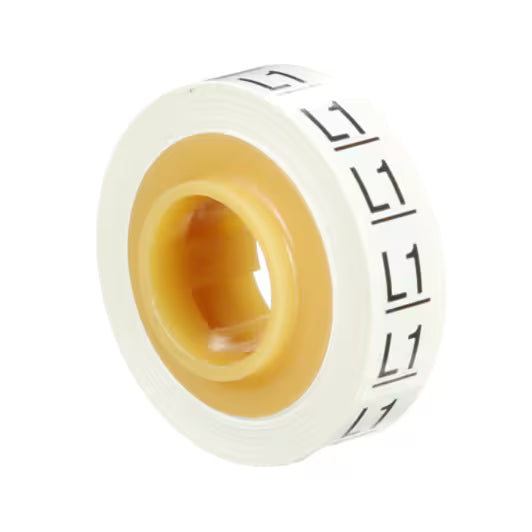 3M™ ScotchCode™ SDR-L1 Kabelmarkierungs-Nachfüllrollen, Symbol „L1“, 10x Einzelhandelsverpackung