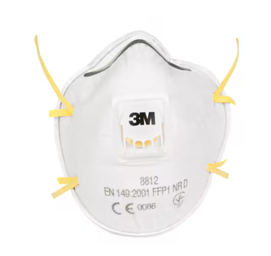 3M™ Feinstaubmaske in Tassenform, mit Ausatemventil, 10 Stück