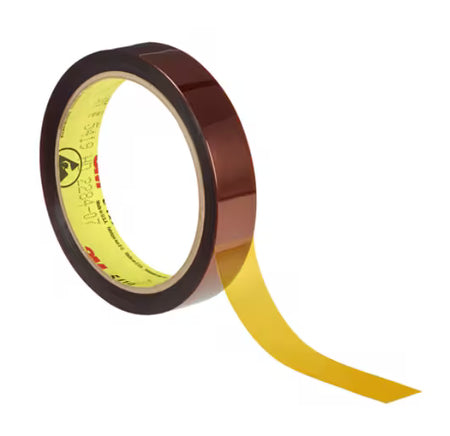 3M™ Low Static Polyimid-Film Klebeband 5419, Gold, 19,1 mm x 33 m x 0,07 mm, 12 Rollen/Karton