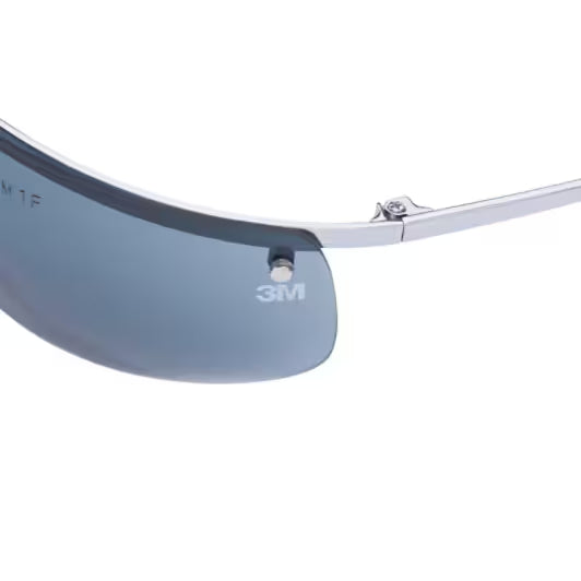3M™ Metaliks™ Schutzbrillen, Metallrahmen, kratzfest/beschlagfrei, graue Gläser, 71460-00002
