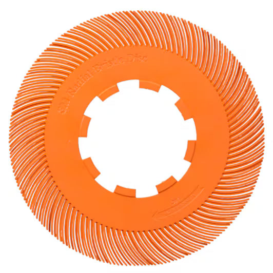 Scotch-Brite™ Radialborste, PN-RB, 80+, 193,675 mm (7-5/8 Zoll), Typ C, ohne Adapter