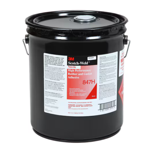 3M ™ hoher Qualitätsnitrillkleber für Gummi und Dichtungen 847 - Brown - 20 L | 1 Barrel 1 Stück