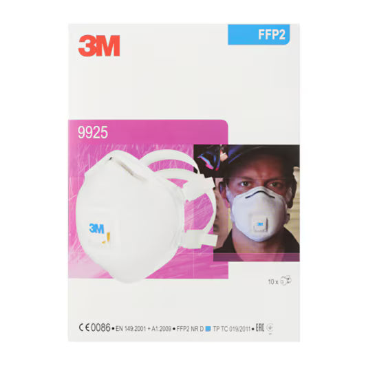 3M™ Schweißrauchmaske, FFP2, mit Ventil, 9925