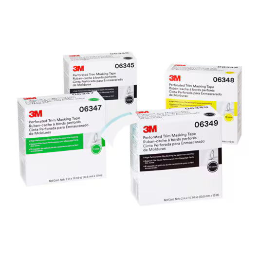 3M™ Perforiertes Abdeckband, 15 mm, hartes Band, 50,8 mm x 10 m, 06348