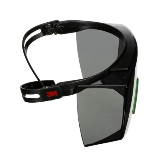3M™ SecureFit™ 3700 Überbrille, schwarze Bügel, kratzfest, IR 3.0 graue Scheibe, SF3730AS-BLK, 20/Karton