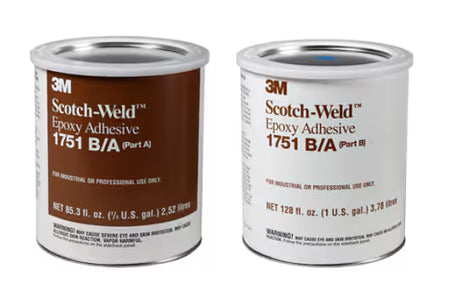 3M™ Scotch-Weld™ Epoxidkleber 1751, Grau, 6,3 l, 2 Sets