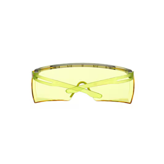 3M™ SecureFit™ 3700 Überbrille, lindgrüne Bügel, Scotchgard™ Anti-Beschlag (K&N), bernsteinfarbene Scheibe, SF3703SGAF-GRN-EU, 20/Karton