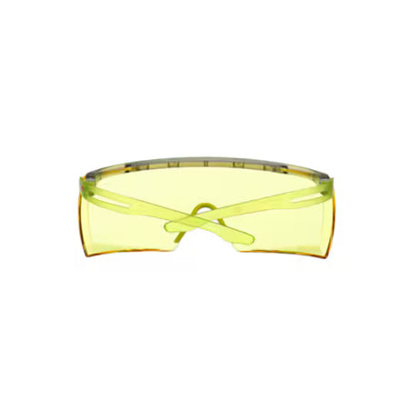 3M™ SecureFit™ 3700 Überbrille, lindgrüne Bügel, Scotchgard™ Anti-Beschlag (K&N), bernsteinfarbene Scheibe, SF3703SGAF-GRN-EU, 20/Karton