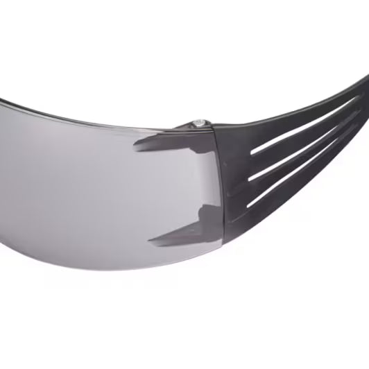 3M™ SecureFit™ 400 Schutzbrille, schwarz/grüner Rahmen, kratzfest/beschlagfrei, graue Gläser, SF402AS/AF-EU