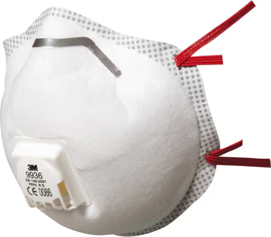 3M™ Spezial-Staubmaske, FFP3, mit Ventil, 9936