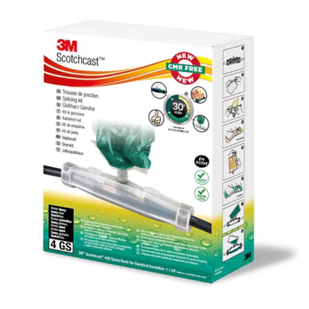 3M™ Scotchcast™ 92-NBA GS Verbindungsgarnitur, Größe 4, 0.6/1 kV, 4x 25 - 50 / 5x 16 - 35 mm², 2/Karton