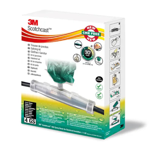 3M™ Scotchcast™ 92-NBA GS Gießharz-Verbindungsgarnitur, Größe 7, 0.6/1 kV, 4x 120 - 240 mm², 1/Karton