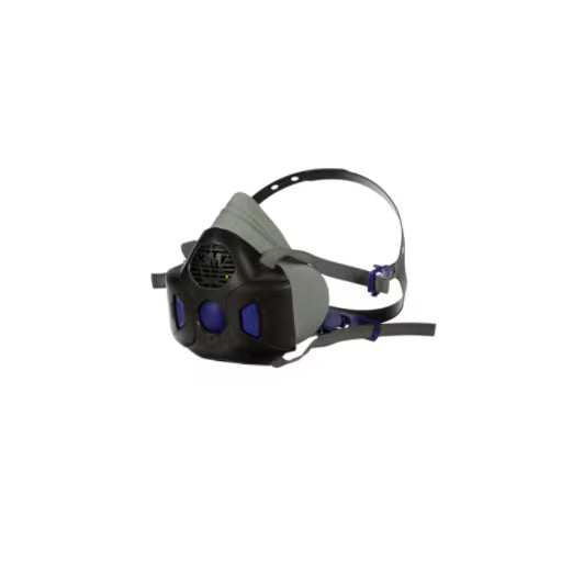 3M™ Secure Click™ Mehrweg-Halbmaske mit Sprechmembran, groß, HF-803SD