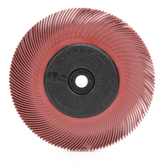 Scotch-Brite™ Radialborste BB-ZB mit Adapter, Typ A, 152 mm x 12,7 mm x 25,4 mm, P50