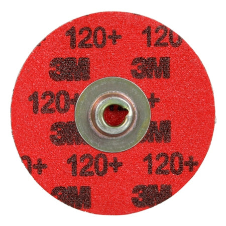 3M™ Roloc™ Langlebige Randschleifscheibe 767F, 120+ YF-Gewicht, TSM, Kastanie, 76,2 mm, Matrize RS300VM, 50/Karton, 200 St./Umkarton