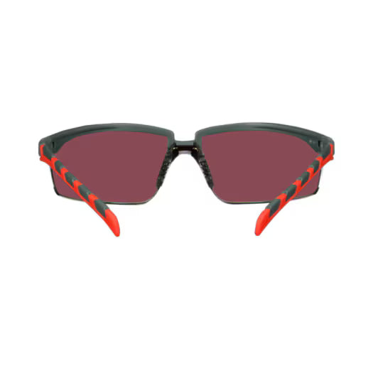 3M™ Solus™ 2000 Serie, S2024AS-RED, grau/rote Bügel, verspiegelte rote, kratzfeste Gläser, 20/Karton